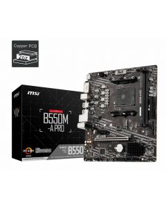 Msi b550m-a pro Motherboard (b550m-a Pro) Socket Am42*ddr4 4400hdmi Dvi-d Pci-e 40m-atx