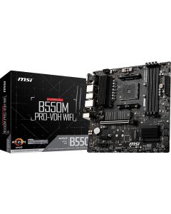 Msi B550M PRO-VDH WIFI motherboard (b550m wifi) socketam44*ddr4 4400hdmidp vga pci-e 40 micro atx