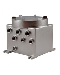 Pelco MBX3MAA explosion-proof communication box in aisi 316l stainless steel; 120vac out