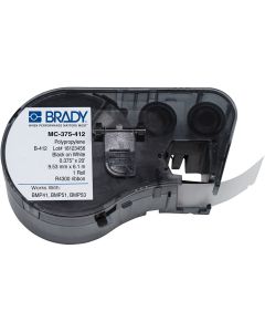 Brady mc-375-412 B-412 Wht 0375"x20