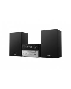 Philips TAM3205/37 tam3205 37 mini componente  pantalla led color negro-plata woofer 3 pulg canal 2.0 cd mp3 - usd bluetooth carga usb 5v 1 a radio fm control remoto entrada de audio 3.5 mm