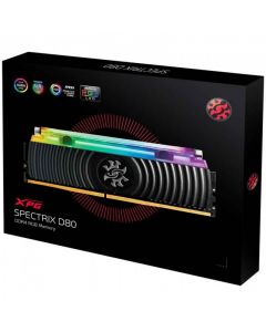 Adata ax4u3200716g16a Mem Ddr4 Xpg Spectrix D80 8gb 3200m Rgb Neg ax4u3200716g16a-sb80
