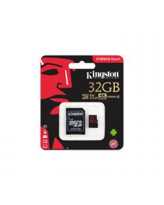 Kingston sdcr/32gb Me-443372-18 Sdcr 32gb Memoria Microsd Clase10 Sdhc100r70w U3 Uhs-i V30 32 Gb (sdcr32gb)