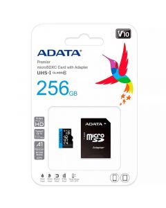 Adata ausdx256guicl10a1-r Memoria Micro Sdxc 256gb Uhs-i Cl10 A1 (ausdx256guicl10a1-ra1)