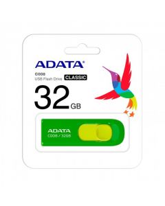 Adata ac008-32g-rgn Memoria Flash C008 32gb Usb 20 Verde (ac008-32g-rgn)