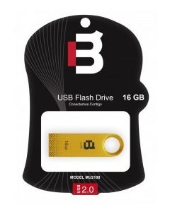 Blackpcs mu2108g-16 Me-606771-33 Memoria Flash Usb 2108 16gb Oro Metalica (mu2108g-16)