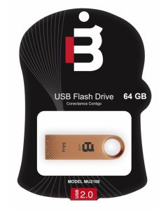 Blackpcs mu2108rg-64 Me-606772-89 Memoria Flash Usb 2108 64gb Bronce Metalica (mu2108rg-64)