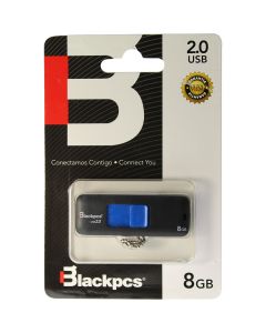 Blackpcs mu2101b-8 Me-606783-1 Memoria Flash Usb 2101 8gb Azul Plastico (mu2101b-8)