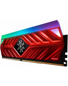 Adata AX4U32008G16A-SR41 memoria ram xpg spectrix d41 - ddr4 8gb udimm 3200mhz, con iluminación rgb. disipador rojo. np.