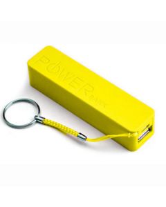 Brobotix 800545a Generico Power Bank 2600 Mah Usb + Micro Amarillo (no Incluye Llavero)