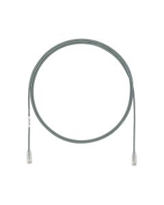 Panduit UTP28SP3GY cat 6, small diameter 28 awg utp patch cords, 3 ft, gray