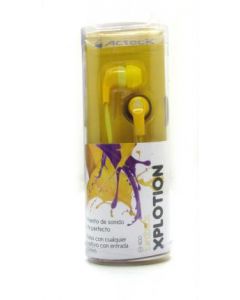 Acteck lveb-807 Lveb807 Audifono Explotion Amarillo