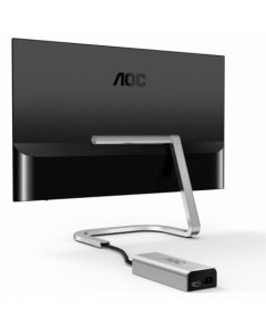 Aoc pds271 Monitor Led Ultra Slim Porsche 27 Ips  Color Negro Y Plata Hdmi Aspecto 169 5 Ms Resolucin 1920x1080 Brillo 250 Cd M2 Contraste 500000001 Flicker Free Display 16.7 M