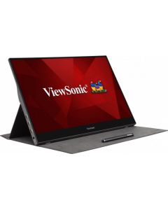 Viewsonic td1655 Monitor Led Portatil Touch  Capacitivo 16 Hd 1920 X 1080 Negro Usb-c Mini Hdmi Con Bocinas Y Lapiz Tactil Incluido