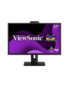 Viewsonic VG2740V monitor ips con camara integrada  27 pulgadas full hd 1920 x 1080 webcam 2mpx vga hdmi display port usb tipo a -3 b-1 vesa cable 3 años de garantia