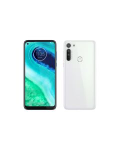 Motorola MOTOG8-B smartphone g8 64" hd+ 64gb4gb cámara 16mp+8mp+2mp8mp snapdragon color blanco