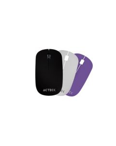 Acteck ac-923125 Mouse Inalámbrico  M110 Custom - Negro, 3, Inalámbrico, óptico, 1200 Dpi