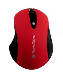 Techzone tz16mou02-ina Tz16mou02ina Mouse  Rojo 4 Botones Rf Inalambrico