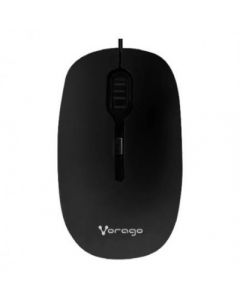 Vorago mo-100 Mouse - Negro, Alámbrico, óptico, 1200 Dpi