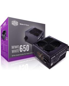 Cooler Master MPE-6501-ACAAW-US fuente de poder mwe 650w white v2