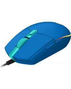 Logitech 910-005795 Mouse G203 Lightsync Gaming Blue Optico Almbrico Usb Iluminacion Rgb Ajustable 6 Botones