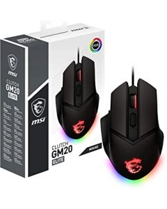 Msi CLUTCH GM20 ELITE mouse (clutch ) 6400 dpi 6 botones usb rgb