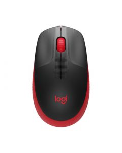 Logitech 910-005904 Mouse M190 Inalambrico Ambidiestro Rojo (910-005904)