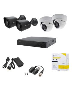 Motorola MTCAMMTD041F0011KIT kit dvr 4 ch 1080p incluye camaras tipo bala y domo