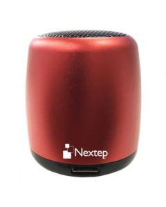 Otros NE-400R nextep mini bocina bluetooth manos libres con botón para selfies color rojo