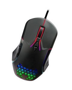 Otros NE-480P nextep mouse gamer dragon xt usb base metálica 6 botones silenciosos 6400 dpi rgb color negro