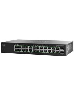 Cisco sg112-24,sg112-24-na Nic-2030 Sg112-24 Switch - Sg112 24 Puertos 10 100 1000 No Administrable 2 Sfp Rack Qos Sg112-24-na