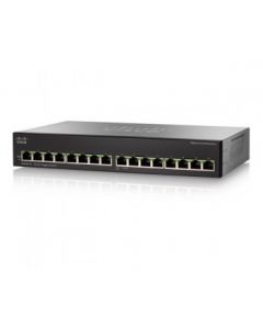 Cisco sg110-16,sg110-16-na Sg110-16 Switch - Sg110 16 Puertos 10 100 1000 Mbps No Administrable -rack Qos Sg110-16-na