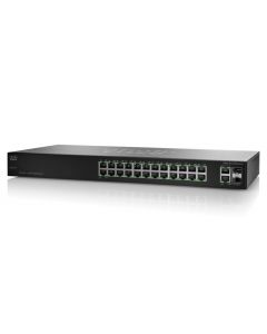 Cisco sf112-24,sf112-24-na Nic-2038 Sf112-24 Switch - Sf112 24 Puertos 10 100 Mbps No Administrable -2 Sfp Rack Qos
