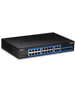 Trendnet teg-204ws Switch 20 Puertos Gigabit Administrable 4 Compartidos (rj-45 Sfp)
