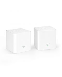 Tenda mw3 (2 pack) Nova True Mesh Wifi Extensor De Red, Cobertura Hasta 200 M2 Dual Band 2 Antenas 3dbi Mu-mimo + Beamforming, Paquete Piezas Puertos Fast Ethernet
