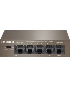 Tenda f1105p-4-63w Switch F1105p De Ip-com Poe + 5 Puertos 10 100mbps, 4-poe, Ieee 802.3af, Poe: 58 Vatios