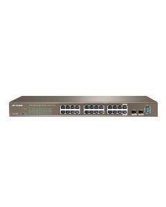 Tenda g3224t Switch Administrable  Ip-com Poe, 24 Ge, 4 Sfp, 1 Consola, 19, Protección 6kv, Soporte Lacp, Stp, Rstp, Mstp, Vlan, Acl, Dhcp, Igmp, Telnet, Snmp.