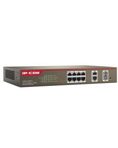 Tenda s3300-10-pwr-m Switch Ip-com Poe, Web  Smart, 8 Puertos Fe Poe Af, At, 2 Ge, Vlan, 123 W