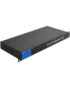 Linksys LGS124 P switch lgs124p 24 puertos gigabit, 10 poe+, 30 watts por puerto rack, qos