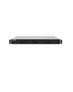 Qnap TS-432PXU-RP-2G-US 1u 4-bay arm-based 2.5g &10g nas, quad core 1.7ghz, 2gb ddr3 ram, 2 x 10gbe sfp+, gbe, redundant power supply