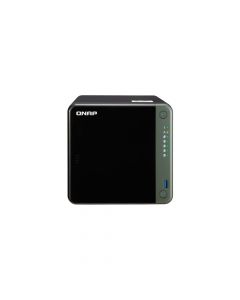 Qnap TS-453D-4G-US ts-453d 4-bay desktop nas. intel celeron gemini lake j4125 quad-core 2.0ghz with 4gb ddr4 ram, 2 x 2.5gbe, 1 pcie gen2 x2 slot for network storage expansion.