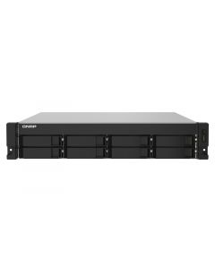 Qnap TS-832PXU-RP-4G-US 2u 8-bay arm-based 2.5g &10g nas, quad core 1.7ghz, 4gb ddr3 ram, 2 x 10gbe sfp+, 2.5gbe, redundant power supply
