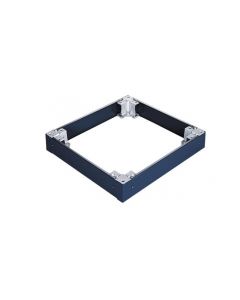 Hoffman P2BP185 base de zócalo acero negro -