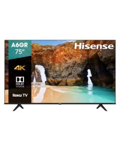 Hisense 75A6GR tv - 75 pulgadas, led 4k uhd, 3840 x 2160, roku