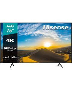 Hisense 75A6H pantalla - 75 pulgadas, smart google 4k