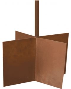 Parres EP-RH PG  electrodo de puesta a tierra tipo rehilete, ideal para brindar una mayor área contacto tu física.