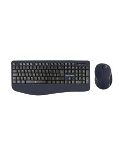 Perfect Choice PC-201236 kit inalambrico teclado y mouse negro ergonomico