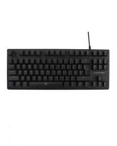 Perfect Choice v-930105 Teclado Gamer Con Teclas Led Rgb Negro Rendimiento Alpha Mecanico Y Compacto Vortred