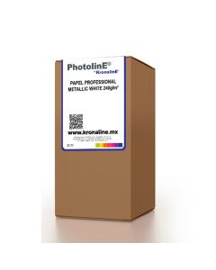 Kronaline PH101 papel professional metallic white 240gm2 (n2) 043 x 30 m