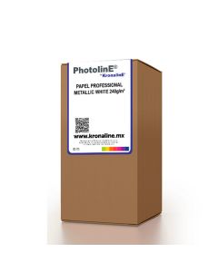Kronaline PH103 papel professional metallic white 240gm2 (n2) 0914 x 30 m